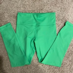 Zyia Neon green leggings. Used but in great condition. Never put in dryer